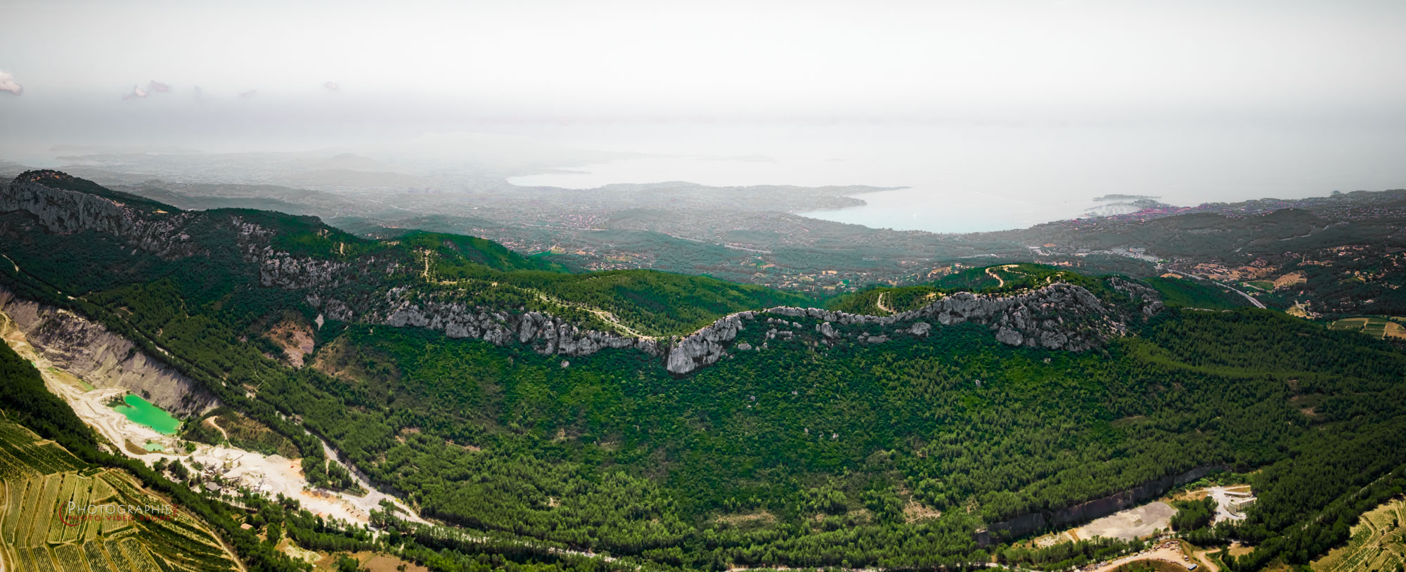 Vue sur le bassin de Sanary