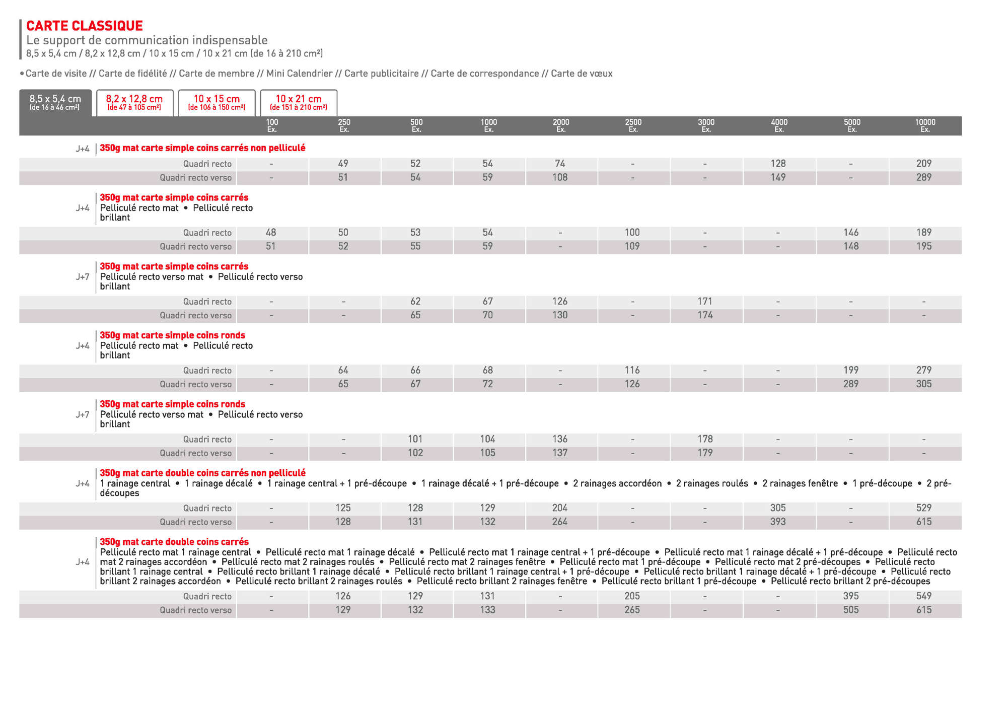 CARTERIE Classique 1