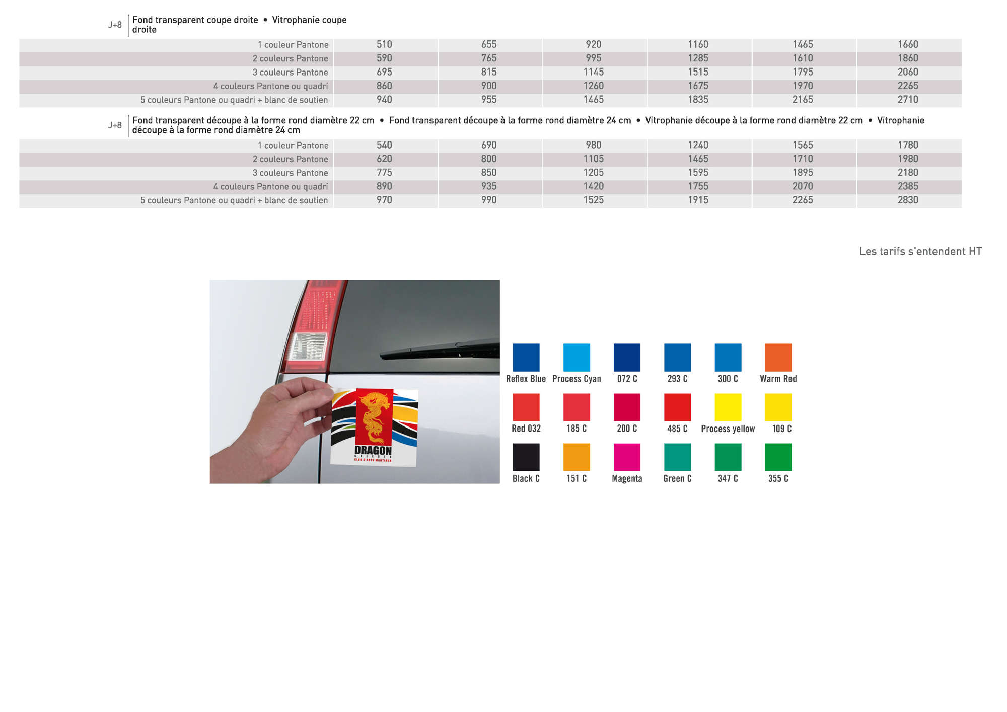 SIGNALETIQUE Vinyle serigraphie 4